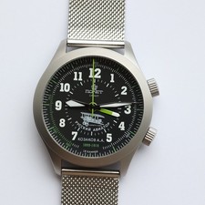 Poljot Signal alarm 2612.1 Kozakov A.A. Aviator mechanical USSR wristwatch picture
