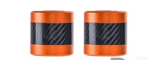 Gzicma Machined Orange CNC Alumium Carbon Fiber Inlay Crash Bar Slider picture