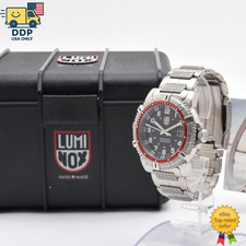 LUMINOX 6250 Modern Mariner Stainless Men's Watch Black Dial [Near Mint w/Box] picture