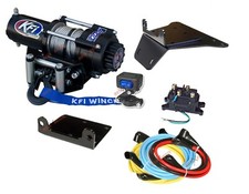 Polaris Scrambler 500 Winch and Mount Plate Kit 1998-2009 2000 lbs KFI ATV picture