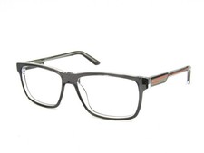 QuickSilver JAXON Men's Eyeglasses Frame, Gray w/ Orange Accent, 56-15-140 #865 picture