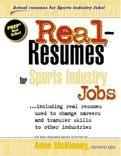 Real Resumes for Sports Industry Jobs: Including Real Resumes ... picture