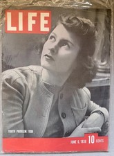 Life Magazine June 6, 1938 Youth Problem Cover picture