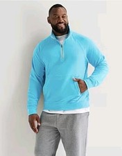 Xersion NWT Men's Lifestyle French Terry Classic Fit 1/4 Zip  Popover size M picture