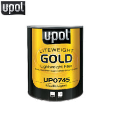 UPOL UP0745 FLYWEIGHT GOLD Lightweight Body Filler- 1 Gallon- 3 Liter Can picture