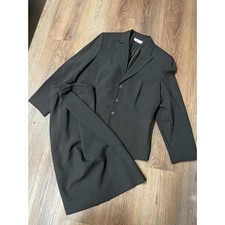 Worthington Women's 2-Piece Skirt Suit Set Size 18 Black Blazer & Pencil Skirt picture