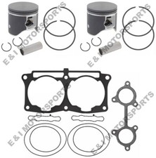 Polaris Pro RMK 850 SPI Dual Ring Pistons Top End Gasket Kit Std 85mm 2019-2024 picture