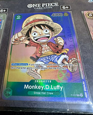 Bandai One Piece CCG Monkey D. Luffy P-037 Promo Foil 4000 Power 2023 EN sealed picture