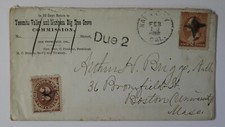 1885 Yosemite Val & Mariposa Big Tree Grove Commission CC Napa City 2c Due Cover picture