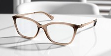 COACH HC6146U 5561 Butterfly Transparent Brown Demo Lens 53 mm Womens Eyeglasses picture