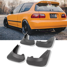 4 PCS Front & Rear Mud Guards Splash Flaps For 92-95 CIVIC 3D Hatchback EG EG9 picture