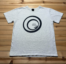 Vintage Y2K Mister Hollywood Spiral Circle 5351 POUR LES HOMMES Shirt Medium picture
