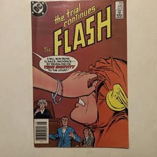 Flash #345 Vol. 1 1985 DC Comics Higher Grade Comic Book Q105-106 picture
