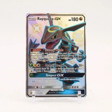 NM/M Rayquaza GX 177A/168 Alternate Art Holo - SHIPS FAST & IN HAND picture