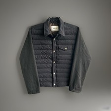 Manto Down-Filled Quilted Puffer Jacket with Cashmere Sleeves Size EU (52) L/M picture