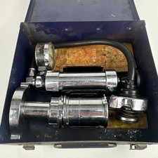 Vintage Stant ST-255 Cooling System Pressure Cap Tester Kit Blue Metal Case USA picture