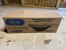 WS-85 White Sconce Fly Light by Gardner - 1 Insect Light Trap picture