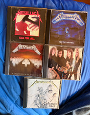 Metallica CD Lot 5 albums Kill Lightning Master Garage Days Justice old or og picture