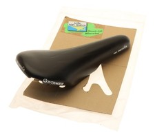 Selle San Marco Bontrager Saddle C40 Steel Black Smooth Leather 90s NOS NEW picture