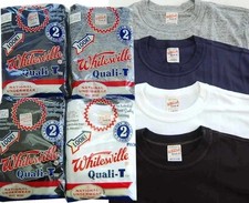 Whitesville WV73544 2-PACK T-SHIRT OFF-WHITE Size M L XL XXL Men's Made in Japan picture