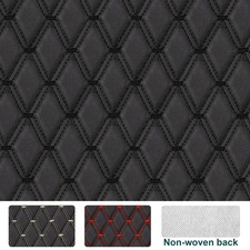 Quilted Faux Leather Fabric Diamond Stitch 63