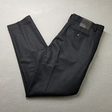 Banana Republic Pants Mens  Gray Tapered Soft Virgin Wool Vitale Flannel 120's picture