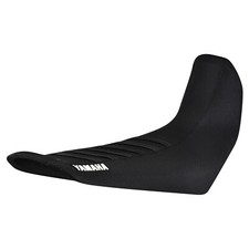 2004-2017 Yamaha XT 660 Seat Cover By Enjoy Mfg ALL BLACK BLACK RIBS #345 LOGO picture