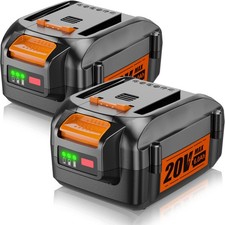 Pack For WORX 20V 6.0AH MAX Extend Lithium-Ion Battery WA3525 WA3575 WA3520 picture