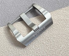 for Panerai Original Silver Brushed Steel Straight Buckle Strap 22mm 20mm picture