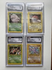 Awesome 4 Card Cgc Pokémon Pre 2003 Lot picture