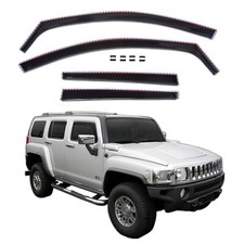 Deflectors In-Channel Vent Window Visor For Hummer H3 2006-2010 Rain Guard picture