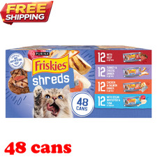 Purina Friskies Shreds Gravy Variety Pack, Wet Cat Food, 5.5 oz, 48 Cans picture