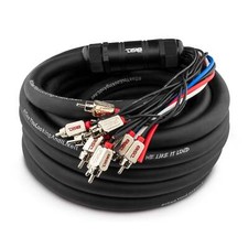 DS18 MDSA10/4.30FT Medusa Snake Audio Wire 10 Channels RCA 4 x 12GA Power Cable picture