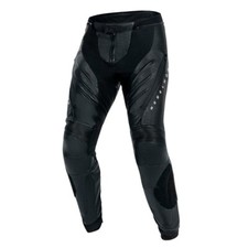 REBELHORN FAST LEATHER PANTS BLACK/WHITE SIZE 60 picture