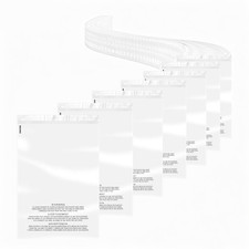 Clear Poly shipping Bags with Suffocation Warning -10X13,11x14,12x15,14x20,18x24 picture