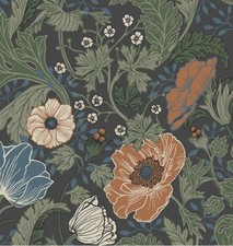 Wallpaper A Street Anemone Multicolor Scandinavian Floral , 56 sq ft / bolt picture