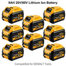 SANIU 8-PACK 9.0AH 20/60V Flex Voltage Li-Ion for DEWALT Tool Battery DCB606 609 picture