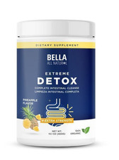 Bella All Natural Extreme Detox Powder- Pineapple Flavor  Cleanse Support 400can picture