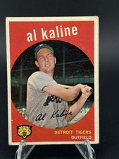 1959 Topps Al Kaline #360 Detroit Tigers HOF Vintage Baseball Card picture