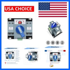 AC110V 2P 63A ATS Dual Power Automatic/Manual Transfer Switch | 63Amp Solar M... picture