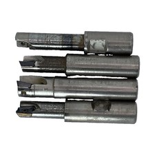 Lot of 4 Iscar HELI2000 HM90 E90A-D.62-2-W.62-6 Indexable End Mills 5/8