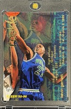 KEVIN GARNETT RARE ROOKIE 1995 FLEER GOLD BLUE FOIL INVESTMENT CARD TWOLVES MINT picture