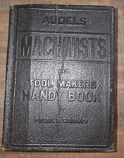 Vintage 1941 1942 Audels Machinists And Tool Makers Handy Book By Frank D Graham picture