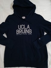 VTG UCLA Bruins blue hoodie w/ white stitching women's sz M picture