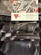 Trijicon ACOG 4x32 Illuminated TA31F, Red Chevron BAC Ret. TA51 Mount picture