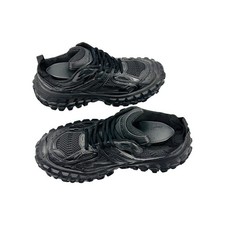 Balenciaga Defender Bouncer Mens Black Mesh Rubber Chunky Sneakers EUR 40 US 7.5 picture