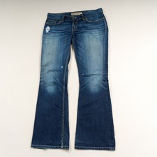 BKE Jeans Womens Sz 28 Blue Sabrina Stretch Bootcut Denim Buckle Low Rise picture