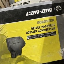 Can-Am Spyder Adjustable Driver Backrest For Comfort Seat 219400689 picture