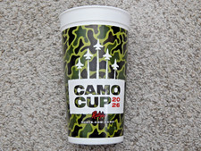 Rudy's Country Store & Bar-B-Q Camo Cup Military Vet Collectible Plastic 32oz picture