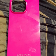 Case-Mate Pink Glossy Magnetic Back Case Phone Cover, Magnetic Wireless Charging picture